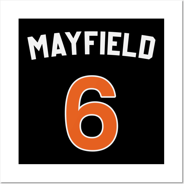 Baker Mayfield Tampa Bay Name Arc Wall Art by Cabello's